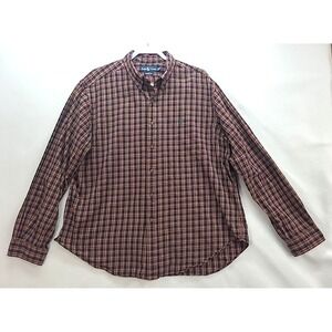 Polo Ralph Lauren Multicolor Plaid Button Down Long Sleeve Shirt Sz XXL READ